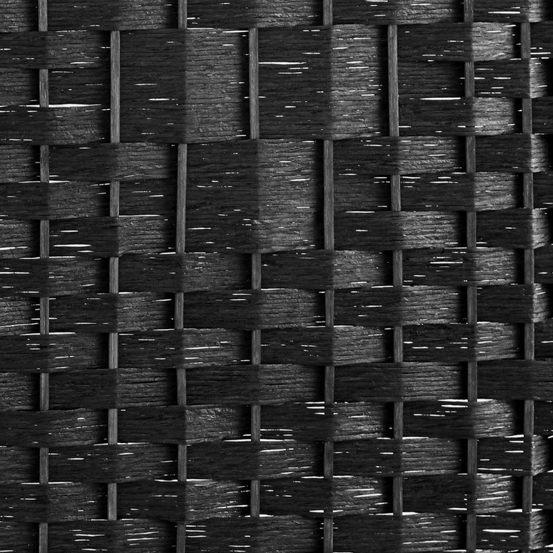 Oikiture 6 Panel Room Divider Privacy Screen Black