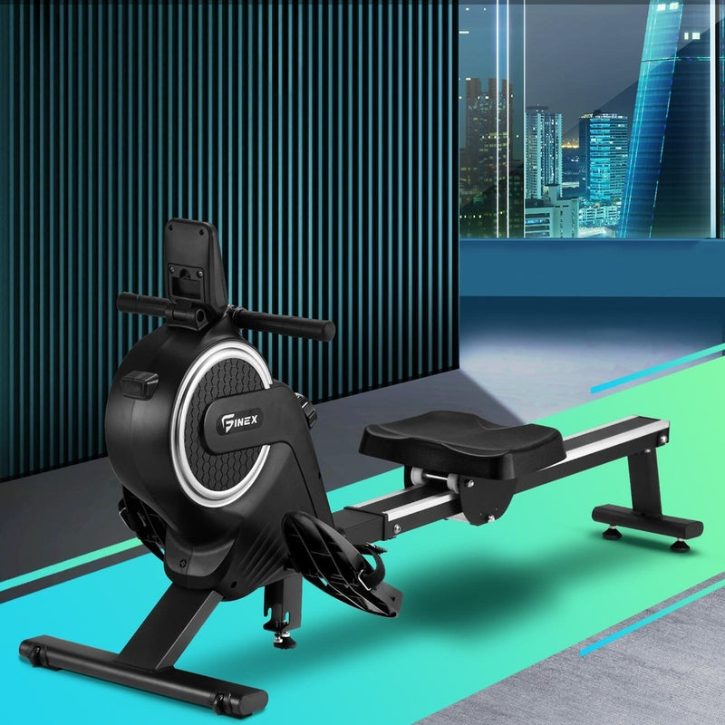 Finex Rowing Machine Magnetic Resistance Aluminium