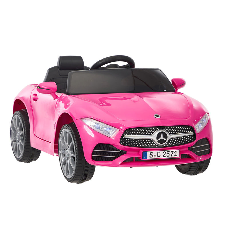 Kids Ride On Car 12V Mercedes-Benz Licensed Remote Control Toy Pink