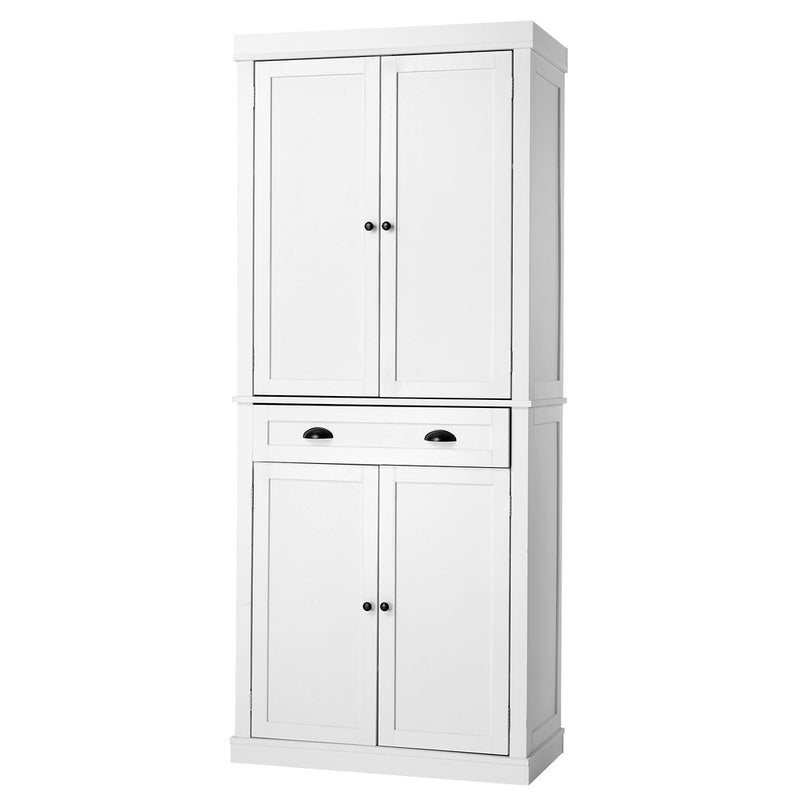 Oikiture Sideboard Cabinet Storage Cupboard Pantry Drawer 6-Tier Shelf