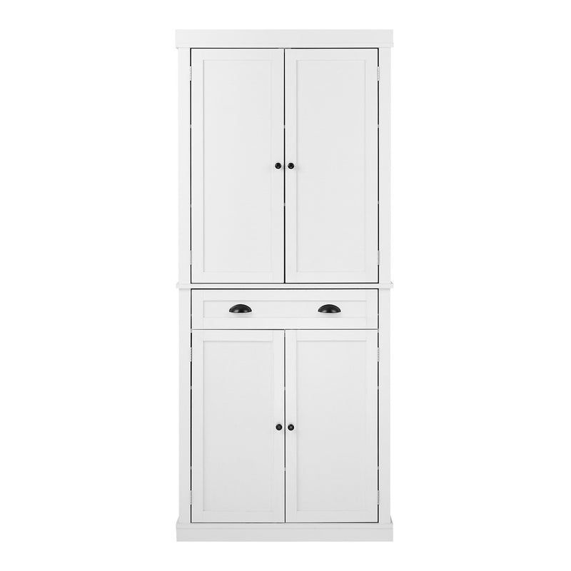 Oikiture Sideboard Cabinet Storage Cupboard Pantry Drawer 6-Tier Shelf