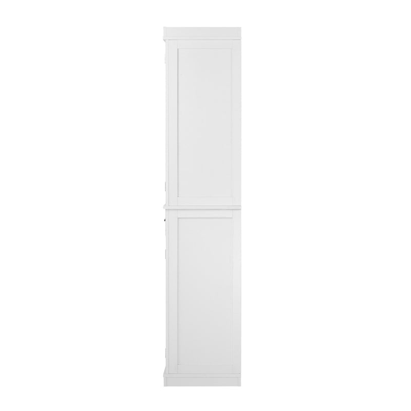 Oikiture Sideboard Cabinet Storage Cupboard Pantry Drawer 6-Tier Shelf