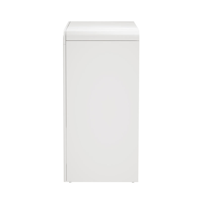 Oikiture Buffet Sideboard Storage Cabinet 2 Doors Cupboard White