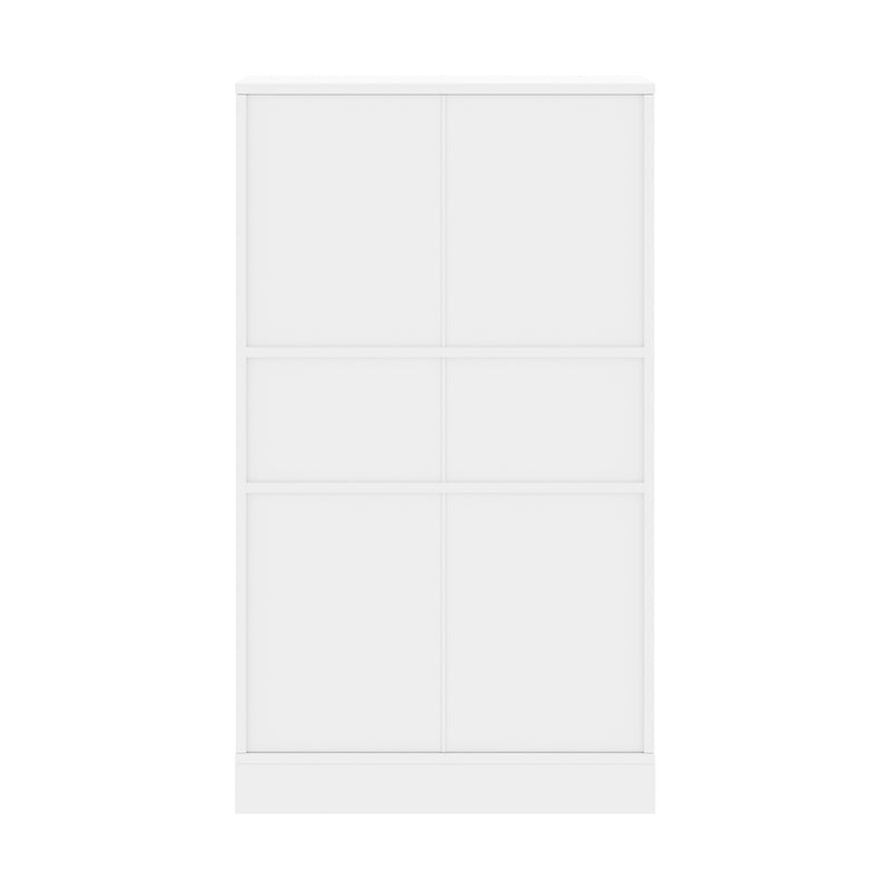 Oikiture Buffet Sideboard Cabinet 2 Doors Cupboard Pantry Kitchen Storage White