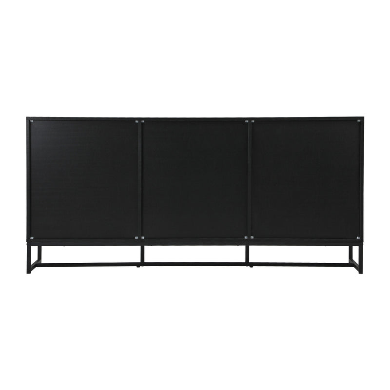 Oikiture Buffet Sideboard Cupboard Cabinet 3 Drawers 2 Door