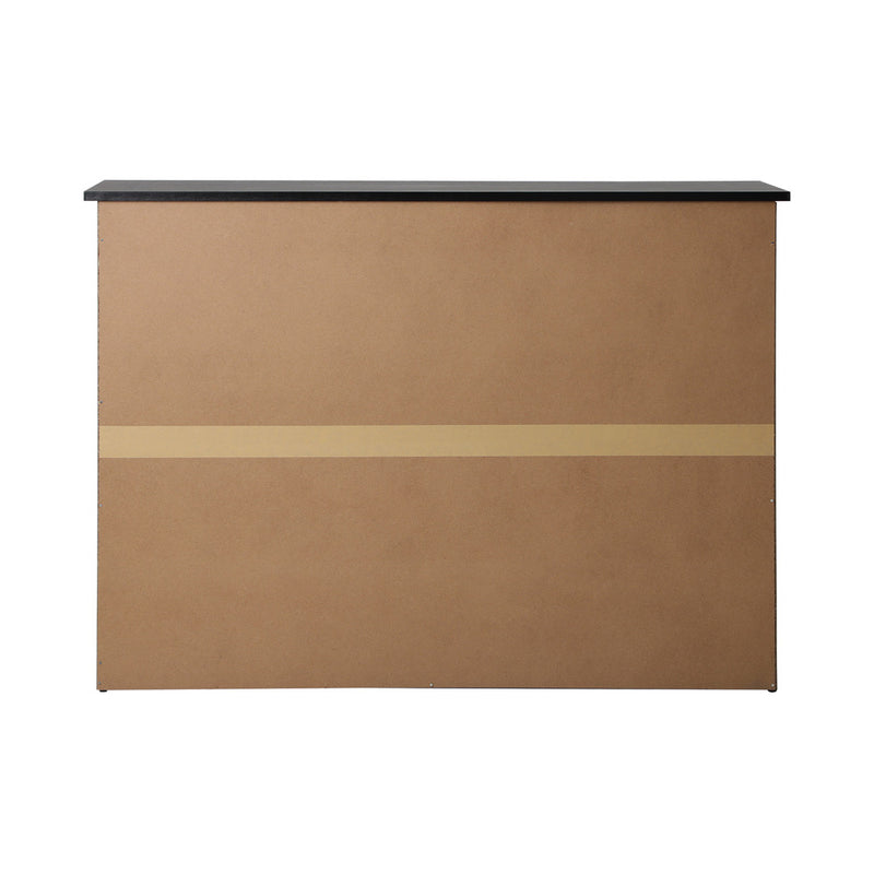Oikiture Buffet Sideboard Kitchen Hallway Drawers Table Black