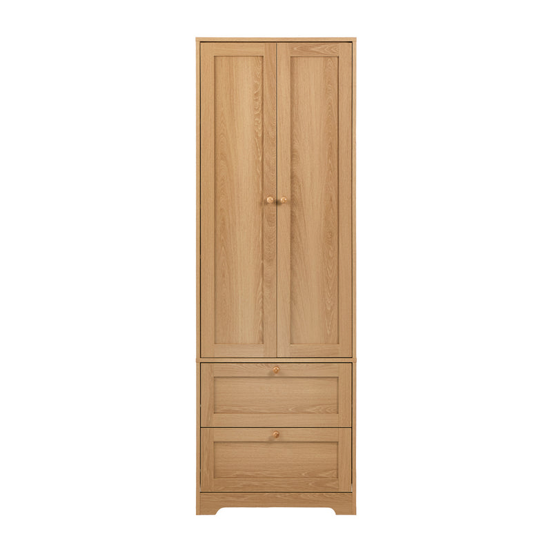 Oikiture Buffet Kitchen Sideboard Cabinet Storage Natural