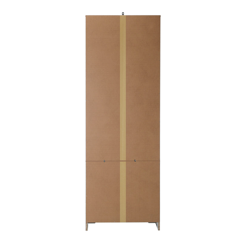 Oikiture Buffet Kitchen Sideboard Cabinet Storage Natural