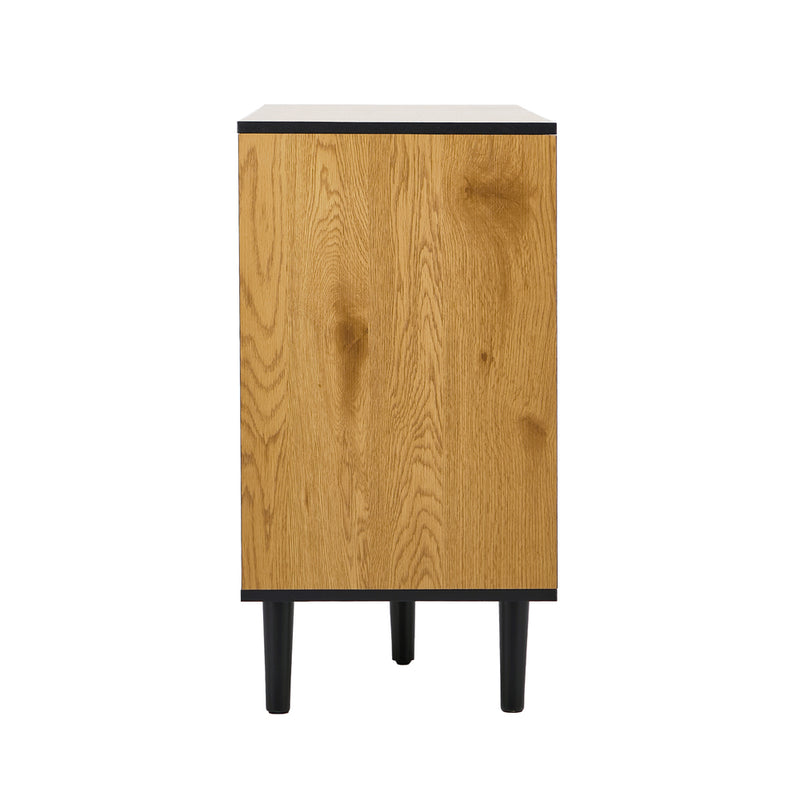 Oikiture Sideboard Storage Cabinet Cupboard Kitchen Hallway Table
