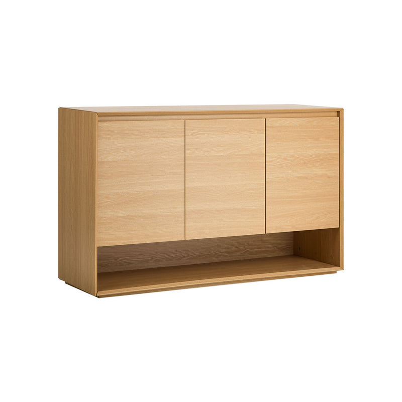 Oikiture Sideboard Storage 3 Doors Cupboard Hallway Table 120cm