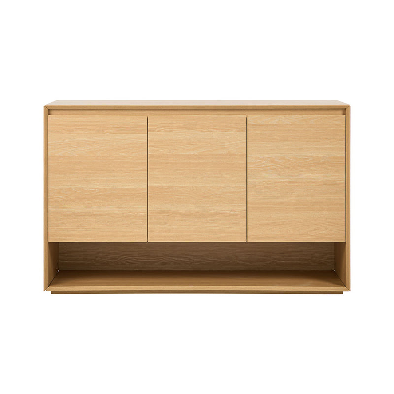 Oikiture Sideboard Storage 3 Doors Cupboard Hallway Table 120cm