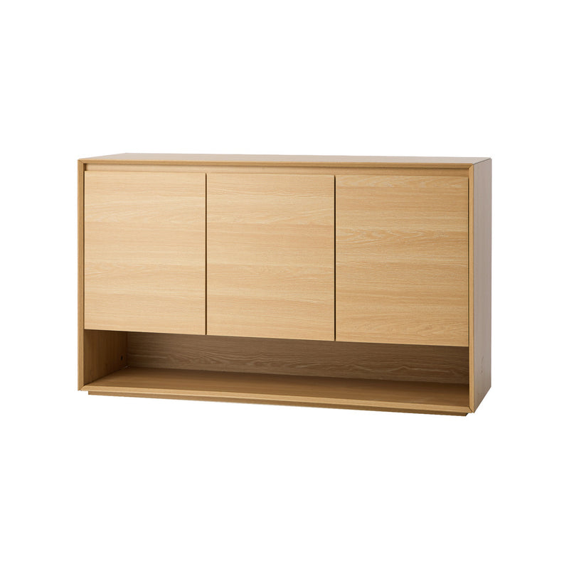 Oikiture Sideboard Storage 3 Doors Cupboard Hallway Table 120cm