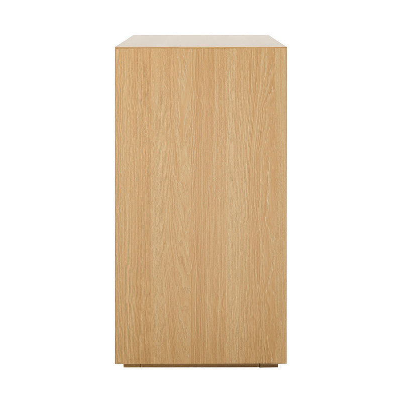 Oikiture Sideboard Storage 3 Doors Cupboard Hallway Table 120cm