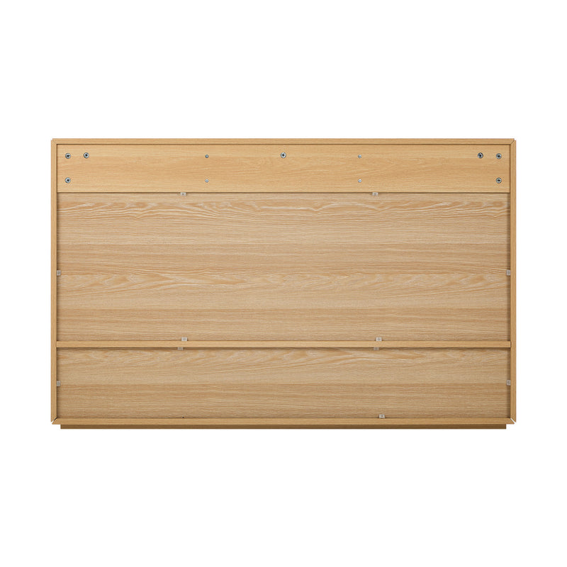 Oikiture Sideboard Storage 3 Doors Cupboard Hallway Table 120cm