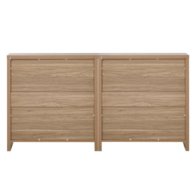 Oikiture 2x Buffet Sideboard Storage Cabinet Cupboard Hallway Table