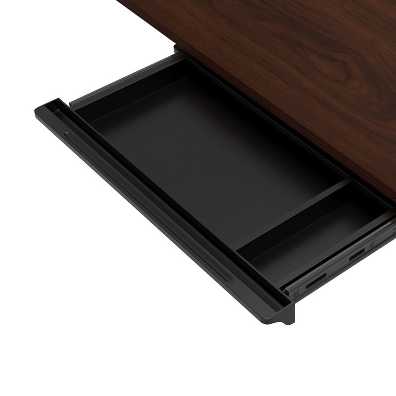 Oikiture 120cm Electric Standing Desk With Drawer Adjustable Black