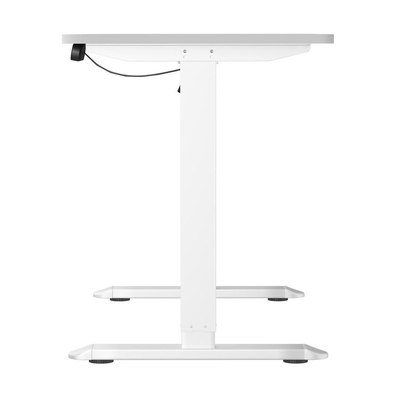 Oikiture 120CM Electric Standing Desk Single Motor White