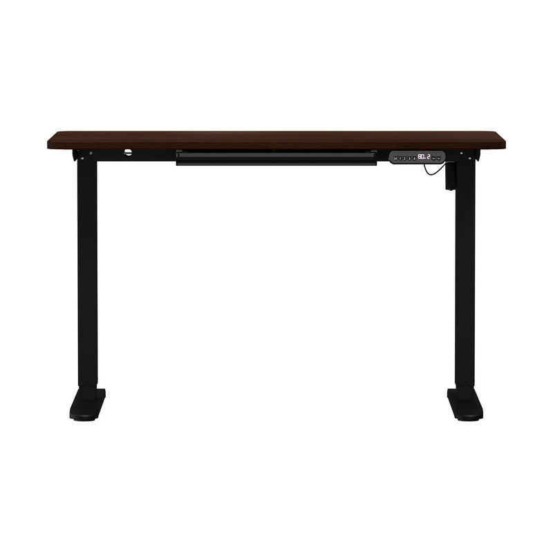 Oikiture 140cm Electric Standing Desk With Drawer Adjustable Black
