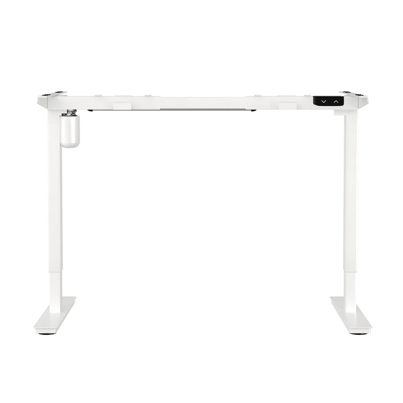 Oikiture Standing Desk Frame Single Motor Adjustable White