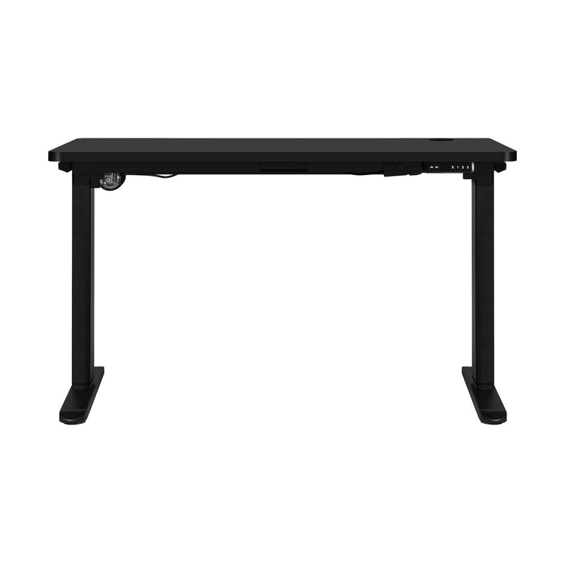 Oikiture Standing Desk Adjustable Motorised 140cm Black