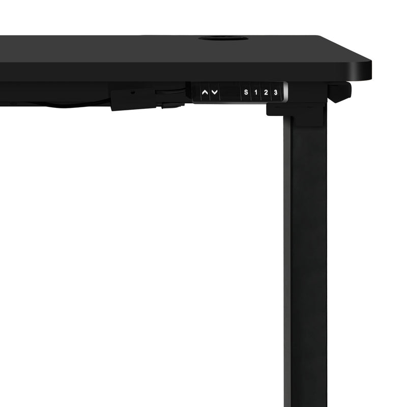 Oikiture Standing Desk Adjustable Motorised 140cm Black