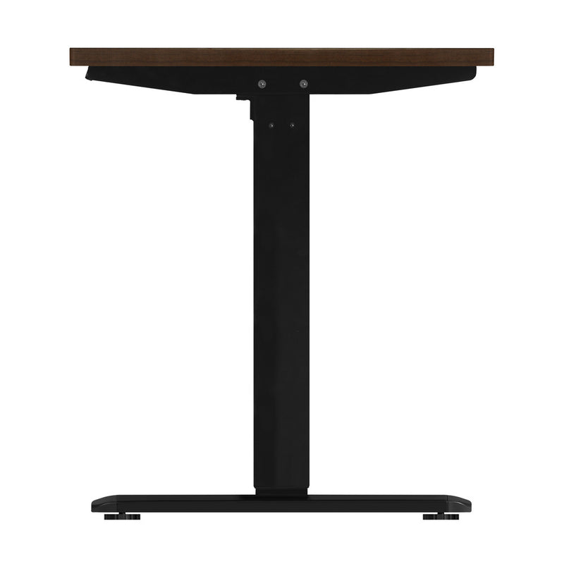 Oikiture Standing Desk Single Motor 150cm Black&Walnut