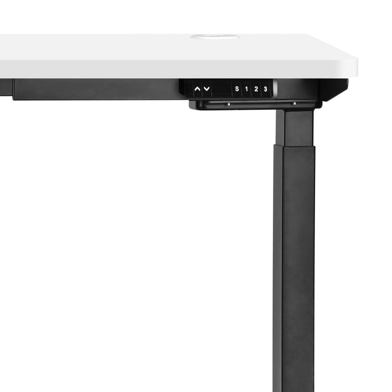 Oikiture Standing Desk Dual Motor 150cm Black&White
