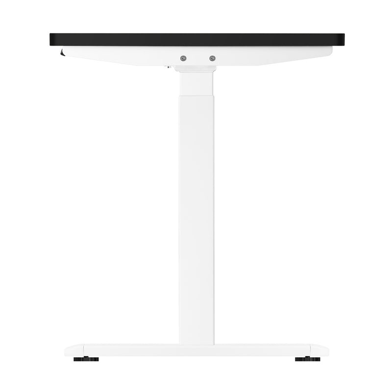 Oikiture Standing Desk Dual Motor Adjustable 140cm Walnut&Black