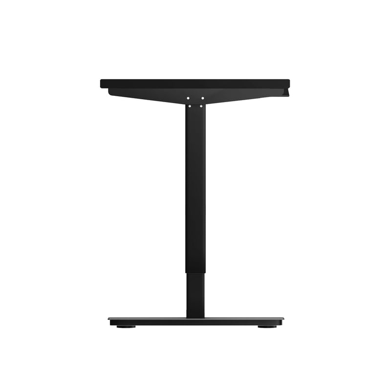 Oikiture Electric Standing Desk Single Motor 140cm Black
