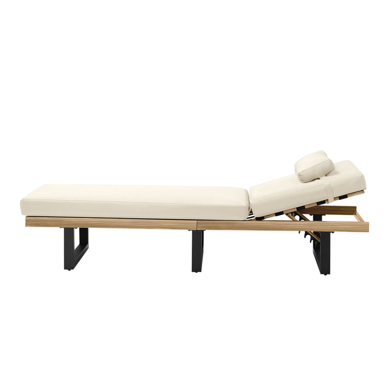 Livsip Sun Lounge Outdoor Lounger Beige