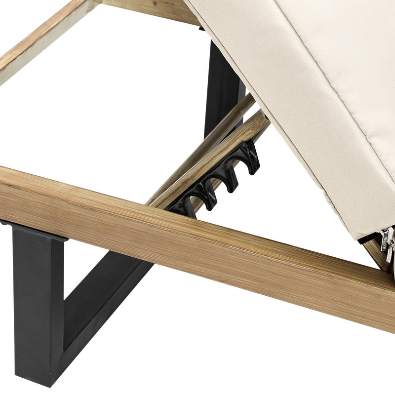 Livsip Sun Lounge Outdoor Lounger Beige