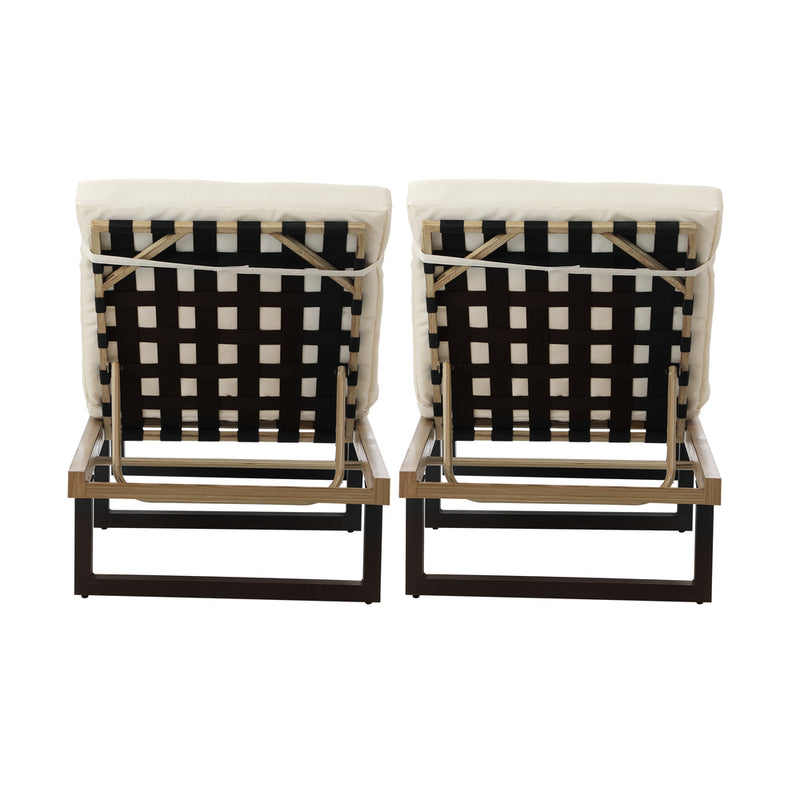 Livsip 2X Sun Lounge Outdoor Lounger Beige