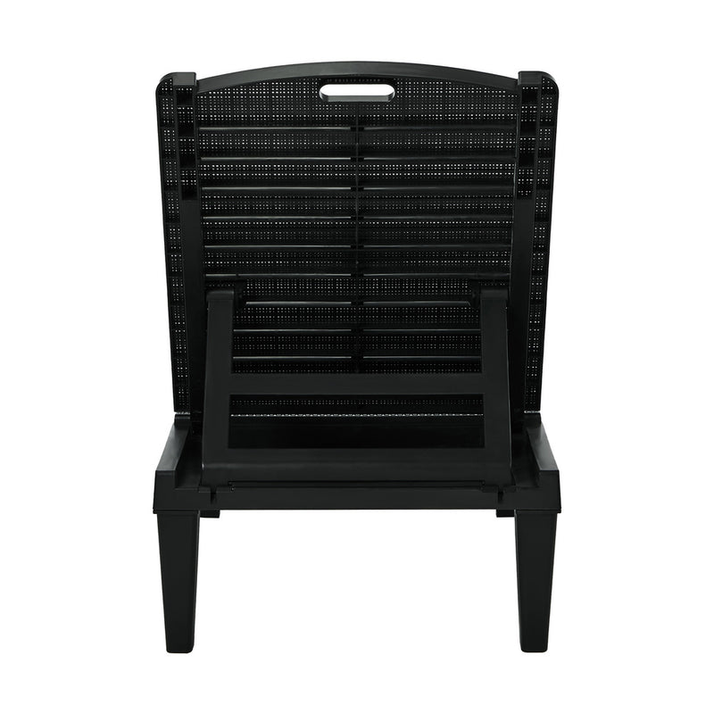 Livsip Sun Lounge Adjustable Patio Furniture Black