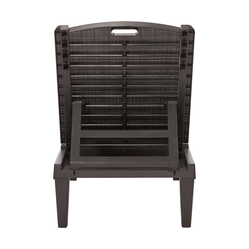 Livsip Sun Lounge Adjustable Patio Furniture Brown