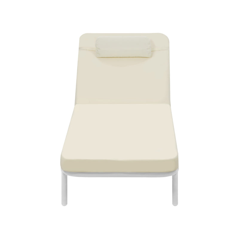 Livsip Sun Lounge Outdoor Patio Furniture Setting Beige