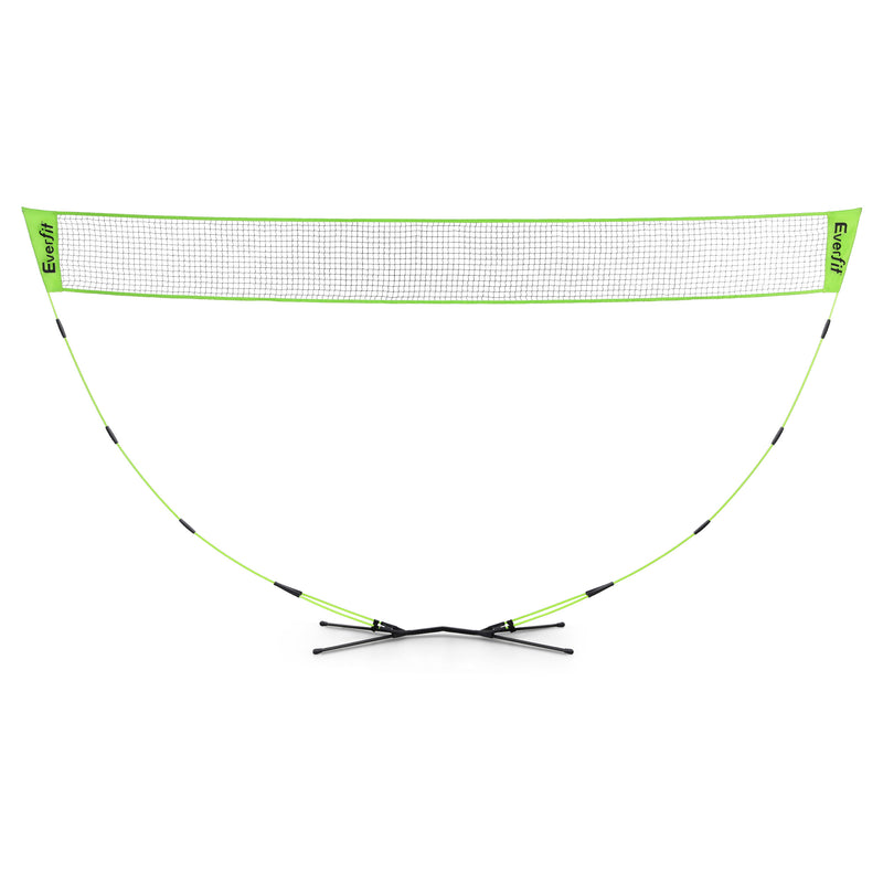 Everfit 3M Badminton Tennis Net Portable Volleyball Kit Yellow