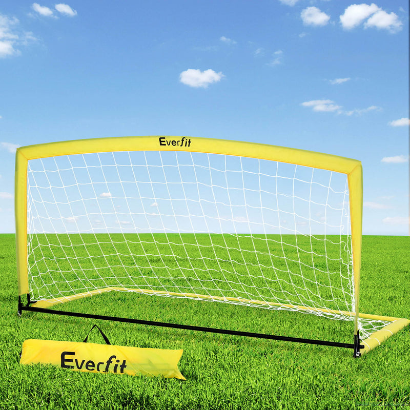Everfit 2m Football Soccer Net Portable Goal Net Rebounder Sports Training