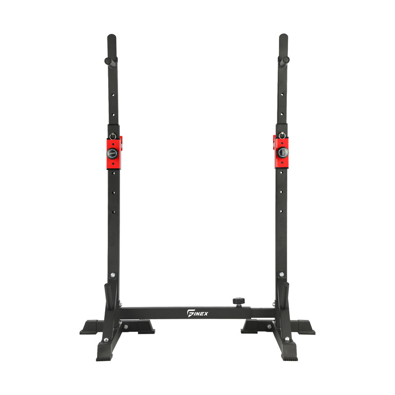 Finex Squat Rack Adjustable Barbell Rack