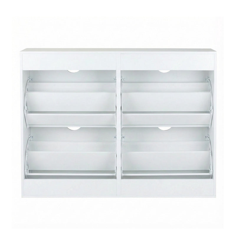 Oikiture Shoe Rack Storage Cabinet Cupboard Shelf 36 Pairs White