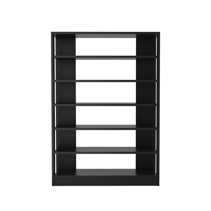 Oikiture Shoe Rack 7 Tiers Shelf Storage Cabinet Organiser Black