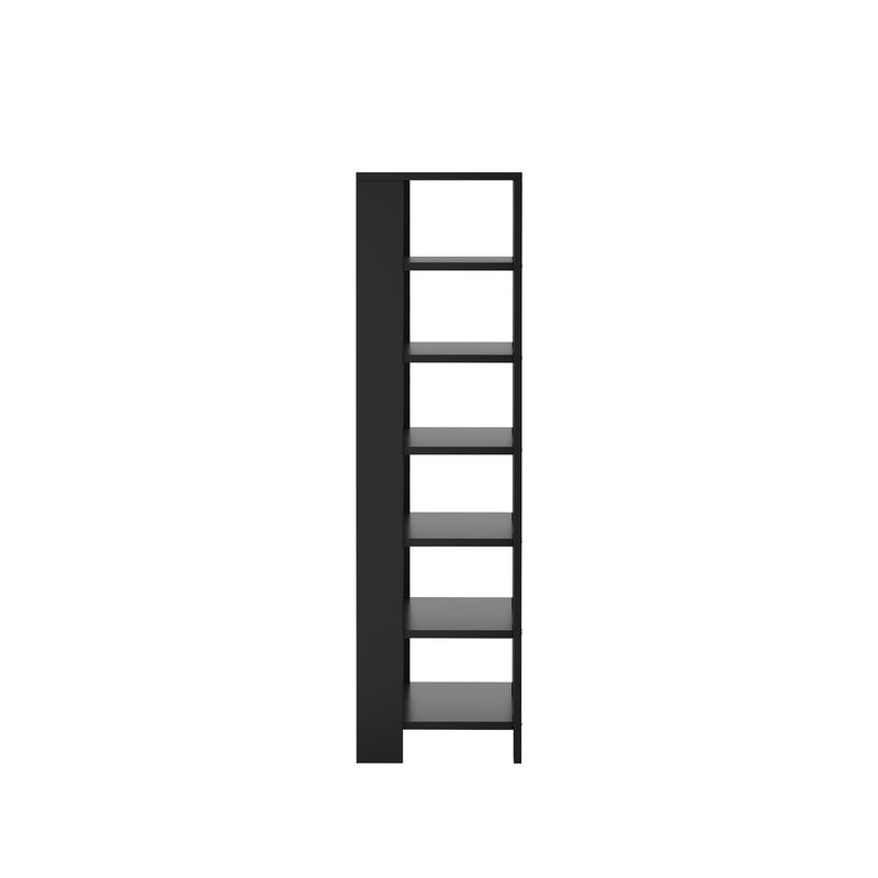 Oikiture Shoe Rack 7 Tiers Shelf Storage Cabinet Organiser Black