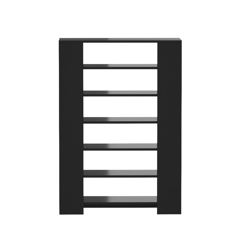 Oikiture Shoe Rack 7 Tiers Shelf Storage Cabinet Organiser Black