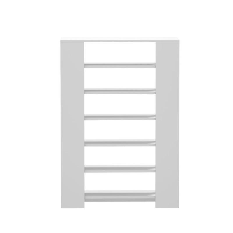 Oikiture Shoe Rack 7 Tiers Shelf Storage Cabinet Organiser White
