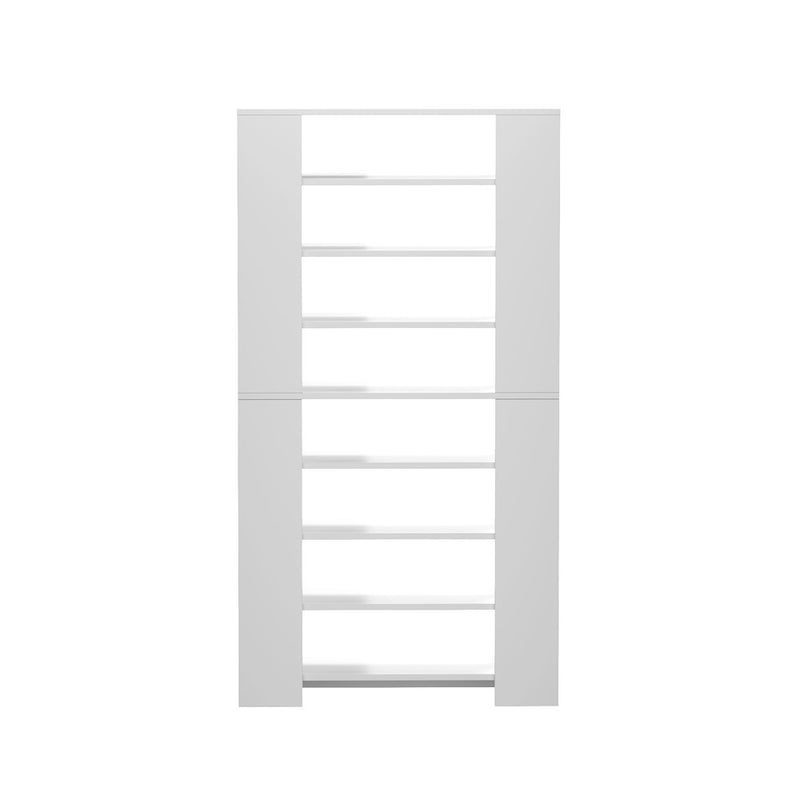 Oikiture Shoe Rack 9 Tiers Storage Cabinet 54 Pairs White