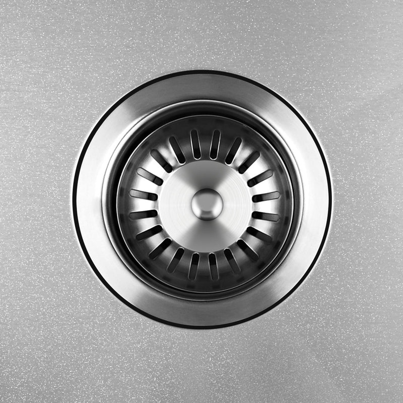 Welba 60X45CM Stainless Steel Sink Single Bowl with Waste Silver