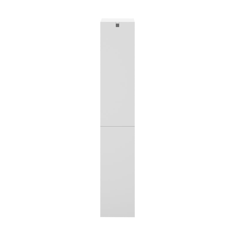 Oikiture Tall Bathroom Cabinet Storage Slim Toilet Cupboard White