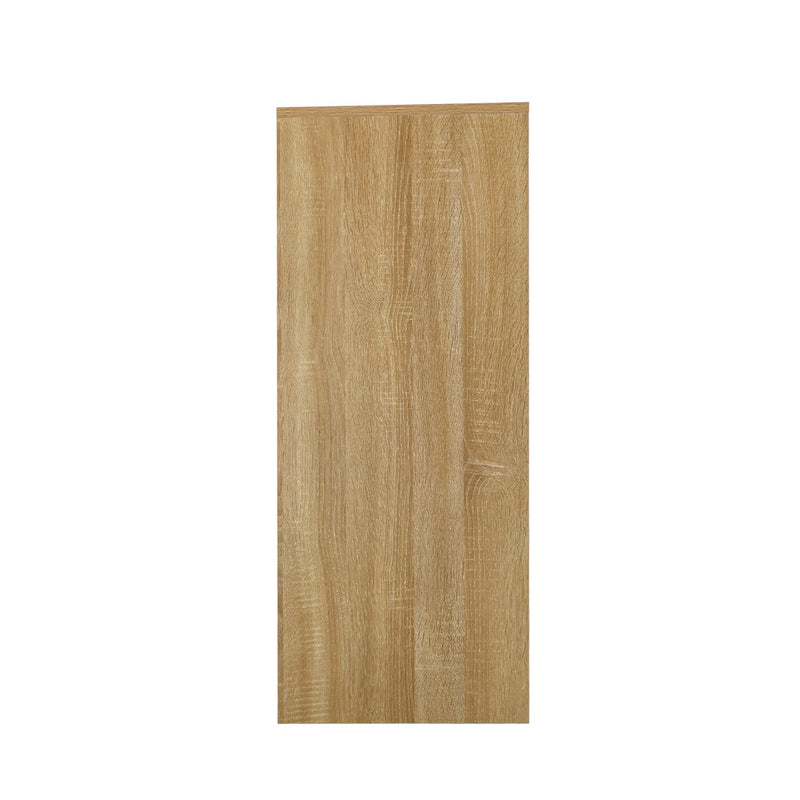Oikiture Storage Cabinet Buffet 4 Drawer Freestanding Cupboard Natural