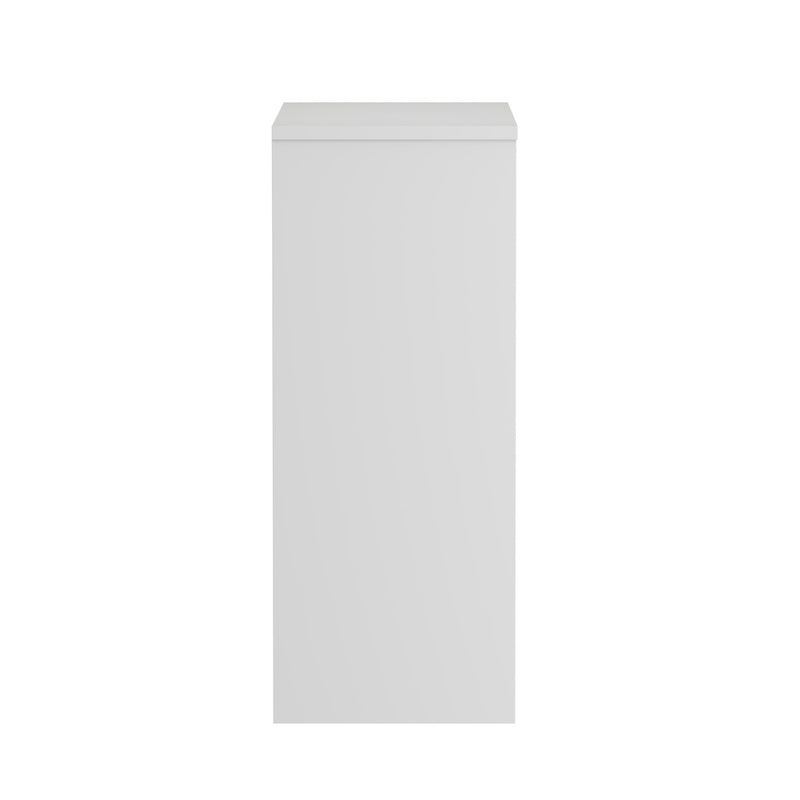 Oikiture Storage Cabinet Buffet 4 Drawer Freestanding Cupboard White