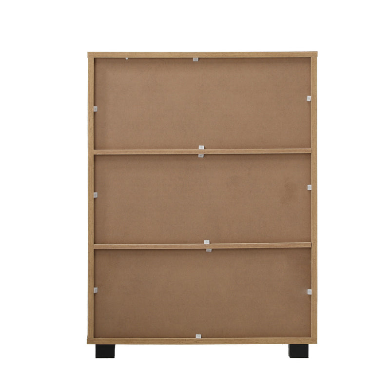 Oikiture Storage Cabinet Buffet Sideboard 2 Door Natural