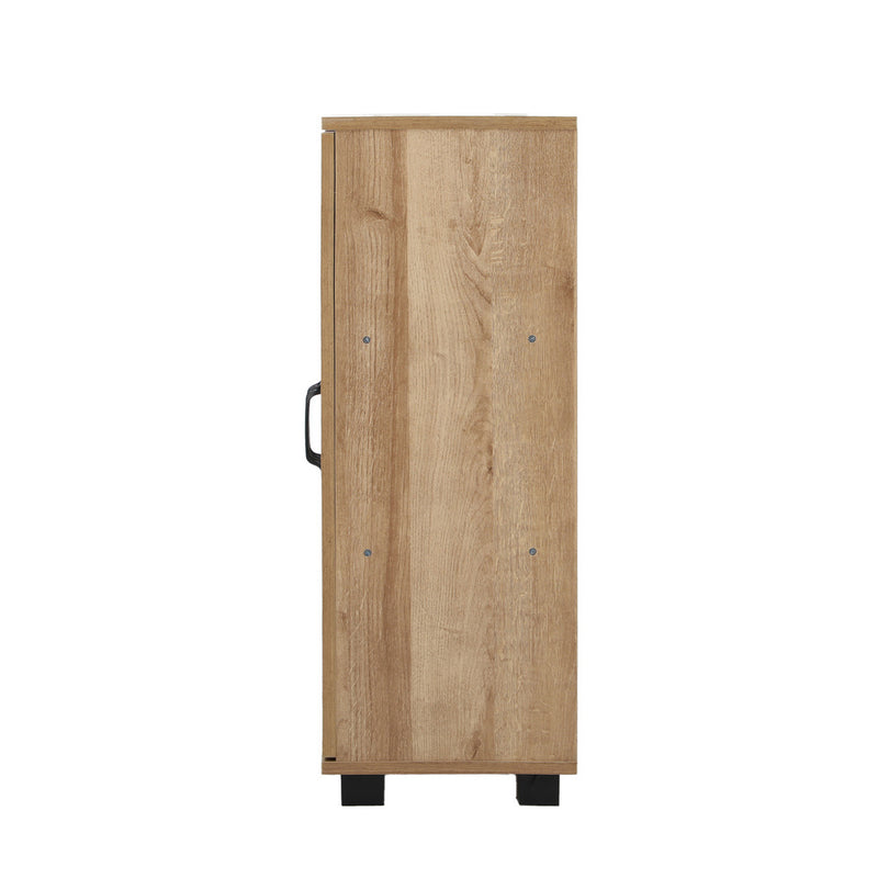 Oikiture Storage Cabinet Buffet Sideboard 2 Door Natural